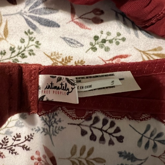 Free People Rust Lace Bralette - Picture 3 of 4